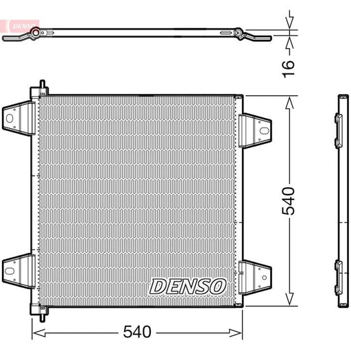 Denso Air Conditioning Condenser DCN99065