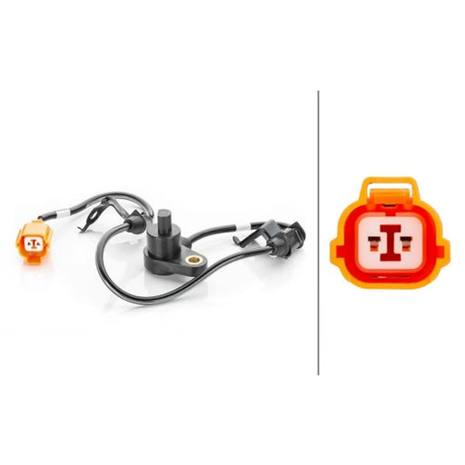 Hella ABS Wheel Speed Sensor Rear 6PU 230 040-841