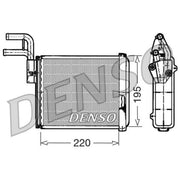 Denso Heater Matrix Core Heat Exchanger DRR09032