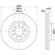 Mintex Lcv Van Kits internally vented 290mm MVK0067