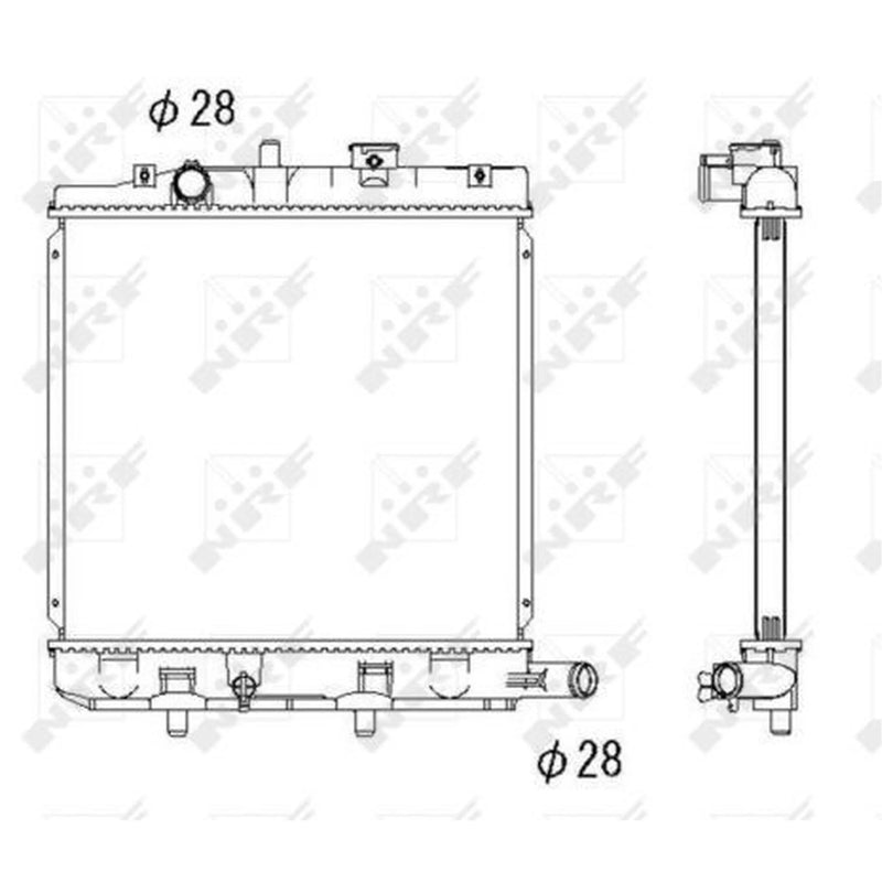 NRF Engine Radiator 53291