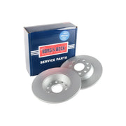 Borg & Beck 2 x Solid Rear Brake Discs BBD5167-x2