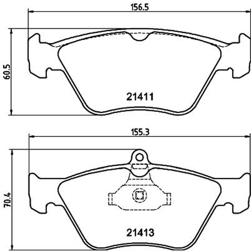 DON Front Brake Pad Set PCP1492