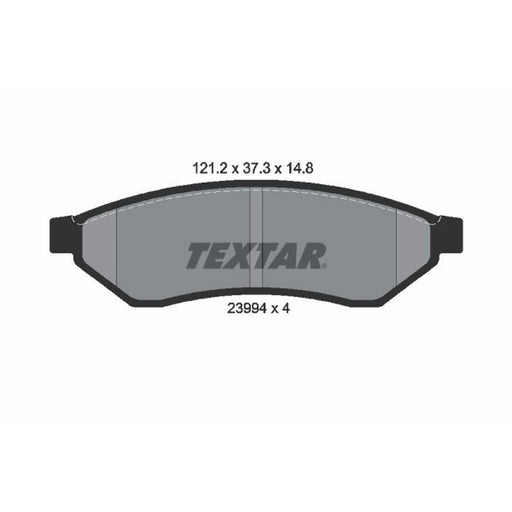 Textar Rear Brake Pad Set 2399401