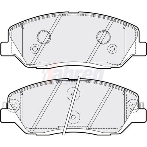 Fahren Front Brake Pad Set FBP3222