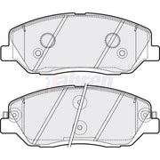 Fahren Front Brake Pad Set fits Hyundai Genesis 2011-2014 3.8