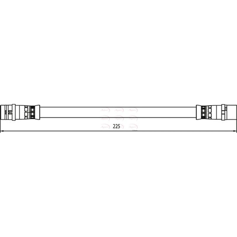 Apec Brake Hydraulic Hose Line inner HOS3960