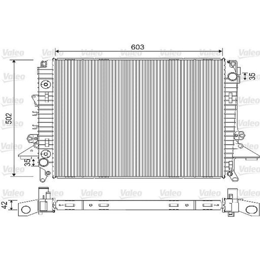 Valeo Engine Radiator 733286