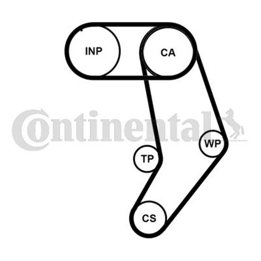 Continental CTAM Timing Belt Kit with Rollers CT939K9PRO
