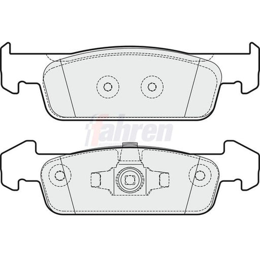 Fahren Front Brake Pad Set
