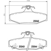 Mintex Rear Brake Pad Set MDB1957