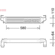 Denso Intercooler (Charge Air Cooler) fits Fiat 500X 2014-2018 1.4 1.6 2.0