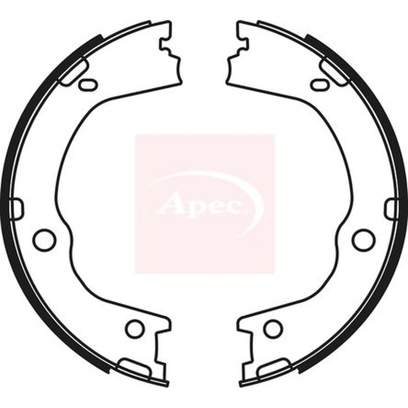 Apec Parking Brake Shoe Set SHU788