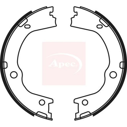 Apec Parking Brake Shoe Set SHU788