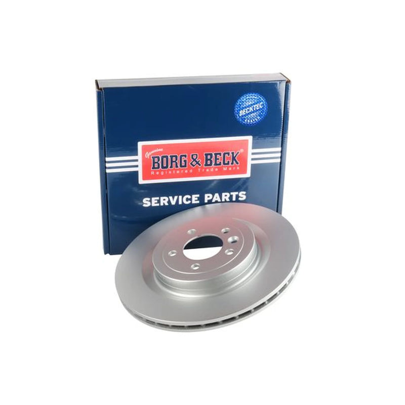 Borg & Beck 2 x Vented Rear Brake Discs BBD6107S-x2