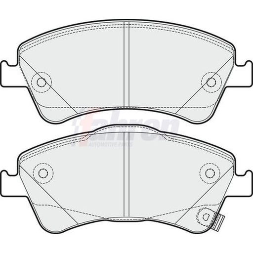Fahren Front Brake Pad Set FBP3260