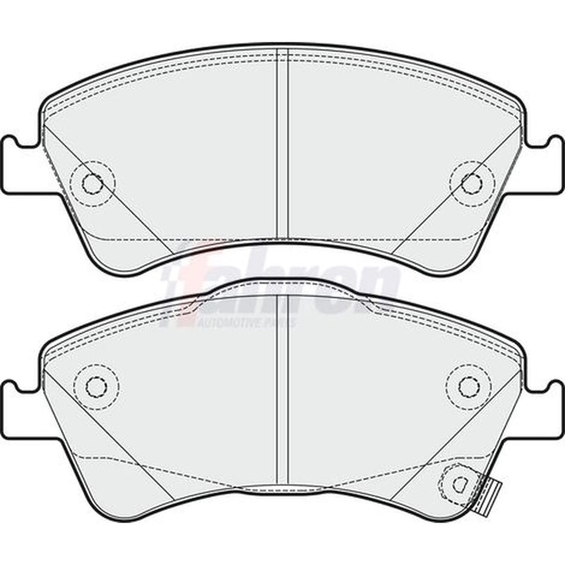 Fahren Front Brake Pad Set fits Toyota Auris 2006-2015 2.0 2.2