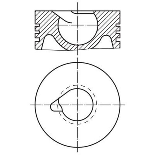 Mahle Piston Cylinder Bore = 98mm 592 05 00