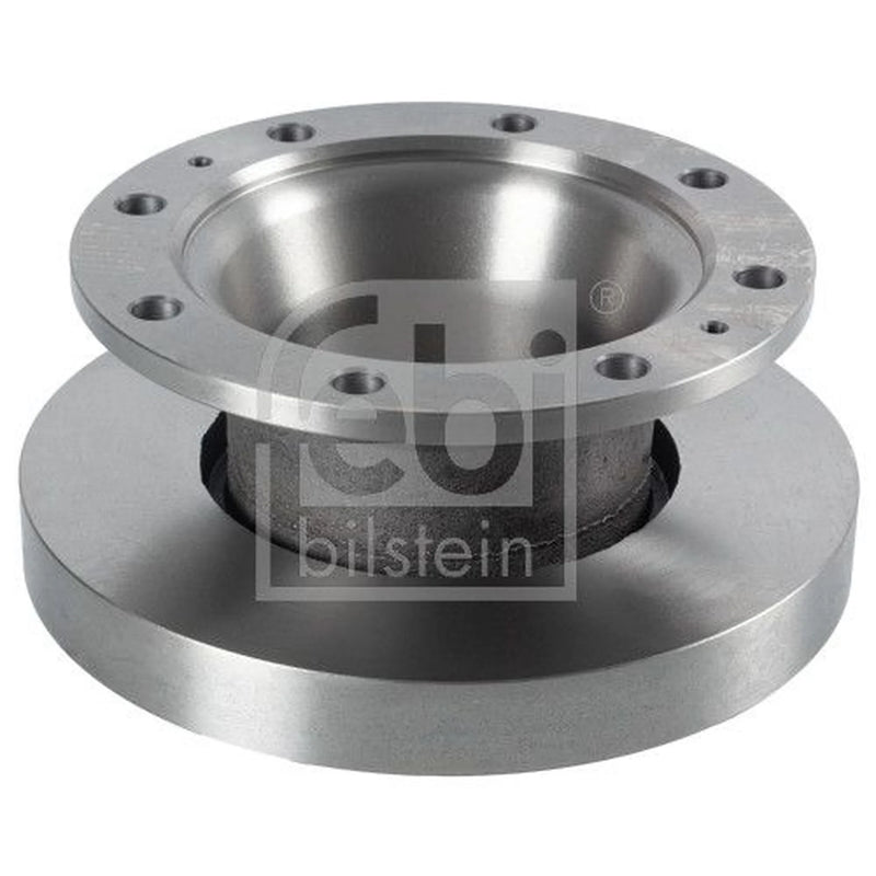 Febi 2 x Solid Rear Brake Discs 108001-x2