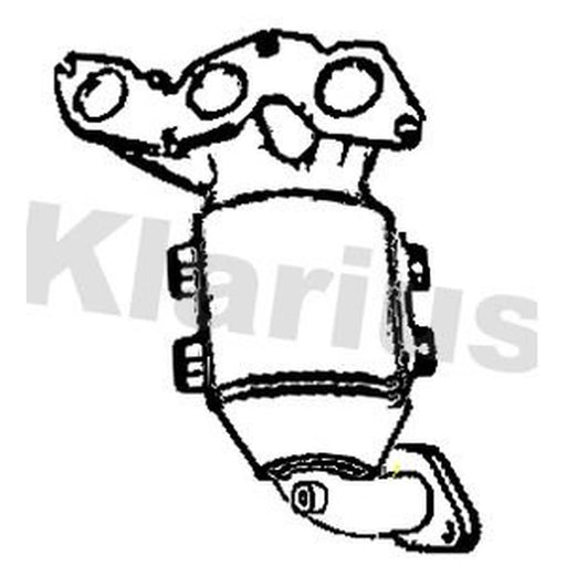 Klarius Catalyst Type Approved With Pipe 323670