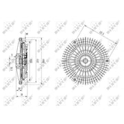 NRF Radiator Fan Clutch 49649