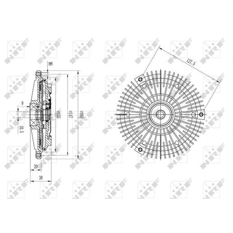 NRF Radiator Fan Clutch 49649