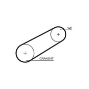 Gates Timing Belt Cambelt 80 Teeth 5042