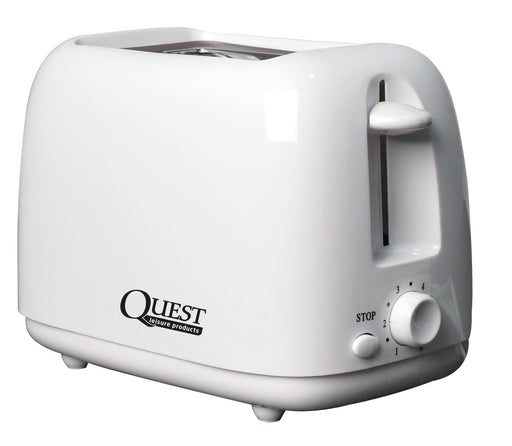 Quest Scotsman 2 Slice Caravan Motorhome Low Wattage Toaster - White - Quest - Van Life Living