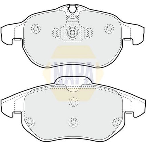 NAPA Front Brake Pad Set NBP1175