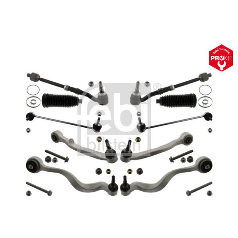 Febi Wheel Suspension Control/Trailing Arm Kit Front Right Aluminium 46318