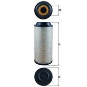 Mahle Engine Air Filter LX 1687