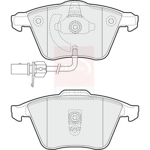 Apec Front Brake Pad Set PD3578