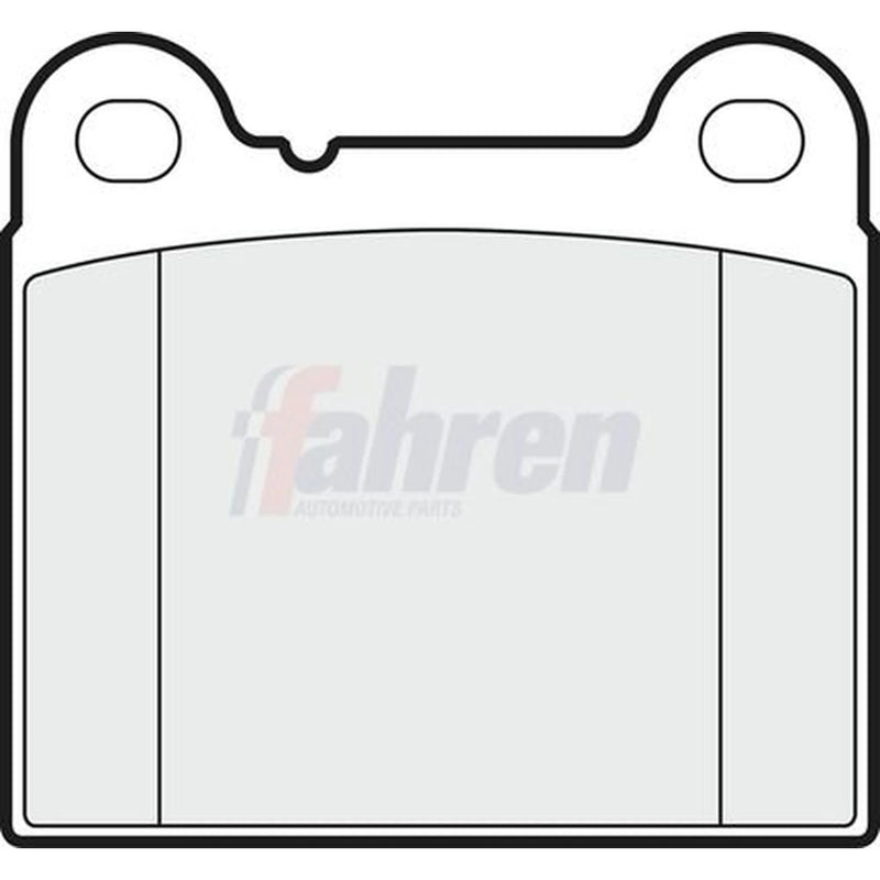 Fahren Rear Brake Pad Set fits Volvo 740 1984-1992 2.0 2.3 2.4