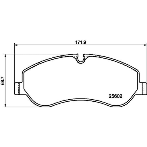 DON Front Brake Pad Set PCP1646
