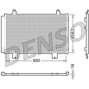 Denso Air Conditioning Condenser fits Lexus Ls 2006 on