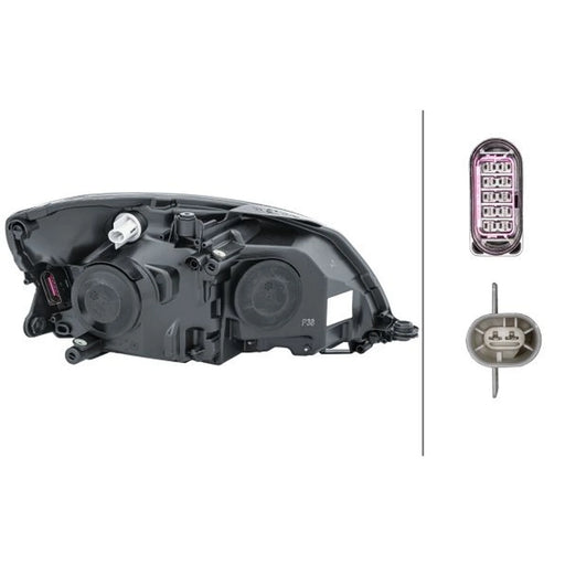 Hella Headlight Headlamp PY21W Left 1ZL 010 417-411