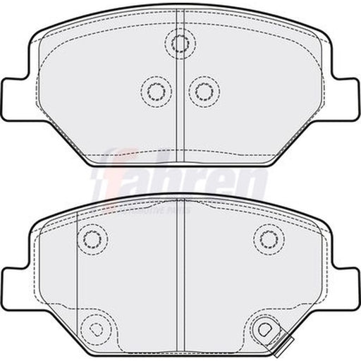 Fahren Front Brake Pad Set