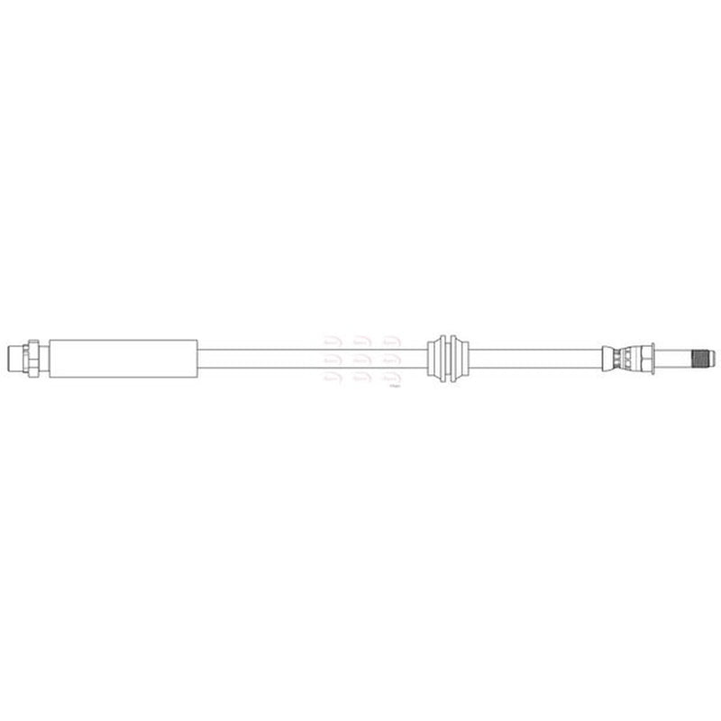 Apec Brake Hydraulic Hose Line Rear HOS4442