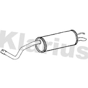Klarius Box With Tail Pipe Rear VW925B