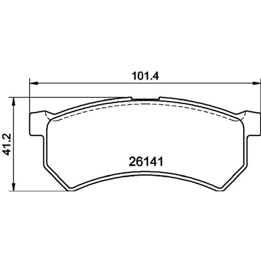 DON Brake Pad Set PCP1744