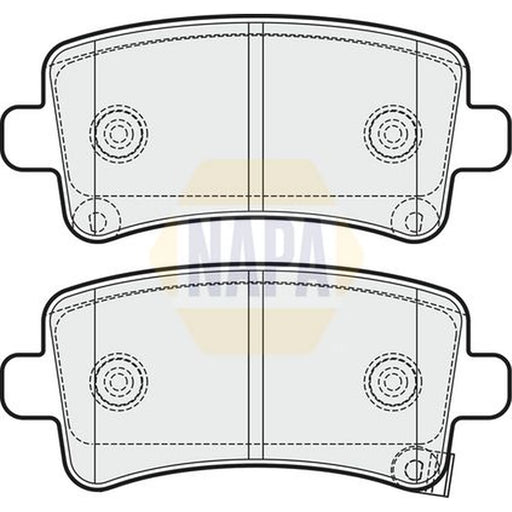 NAPA Rear Brake Pad Set NBP1309