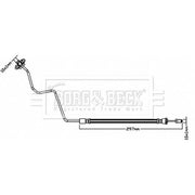 Borg & Beck Brake Hydraulic Hose Line outer BBH8319