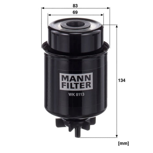 MANN-FILTER Fuel Filter Element WK 8113