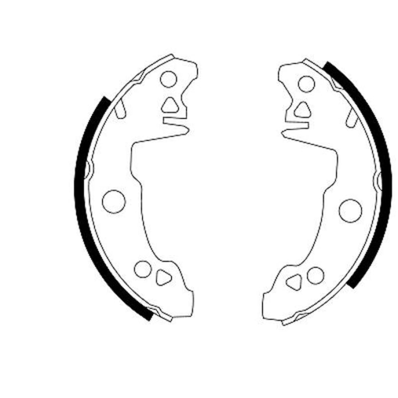 Textar Brake Shoe Set Axle Kit 91029400