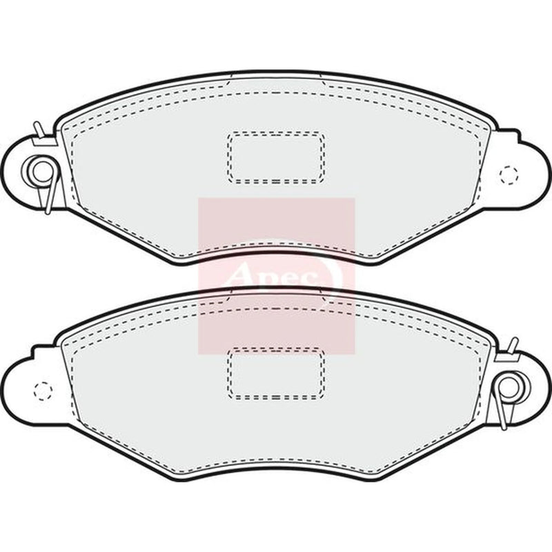Apec Front Brake Pad Set PAD976