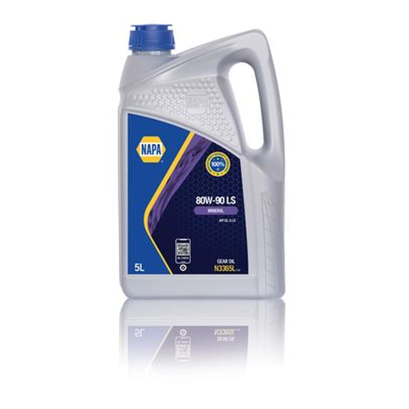 NAPA Axle Gear Oil 5L Mineral Oil 80W-90 N3365L