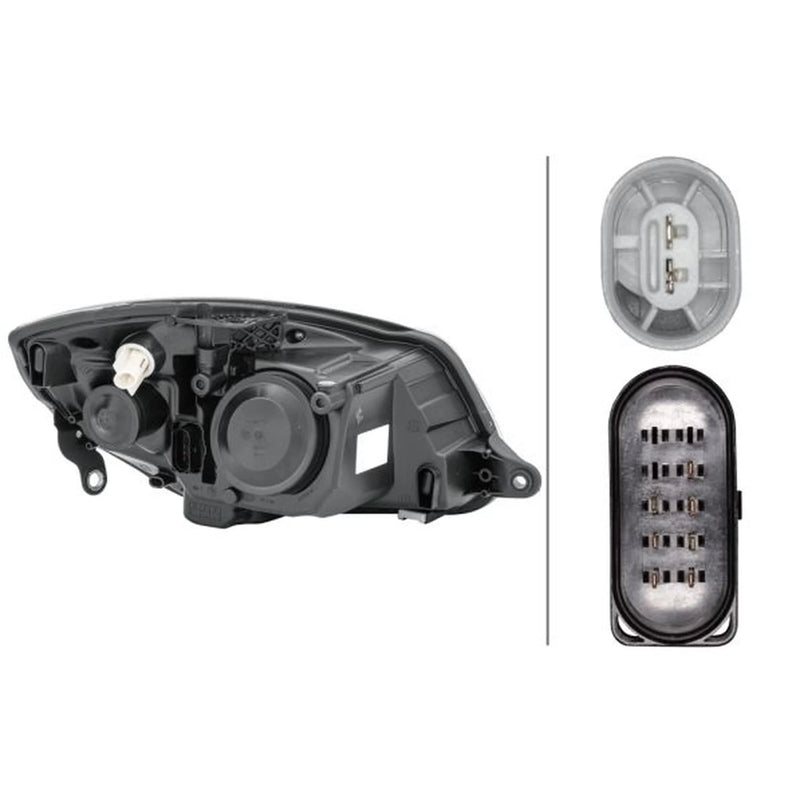 Hella Headlight Headlamp PY21W Left 1EL 247 025-251