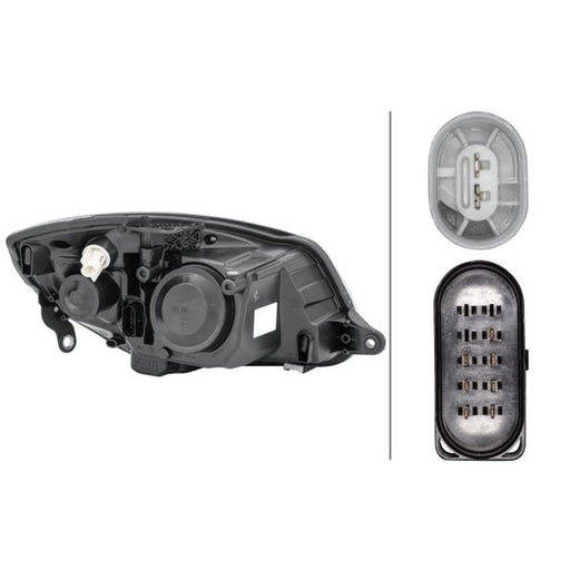 Hella Headlight Headlamp PY21W Left 1EL 247 025-251