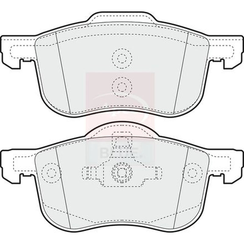 Apec Front Brake Pad Set PD3044