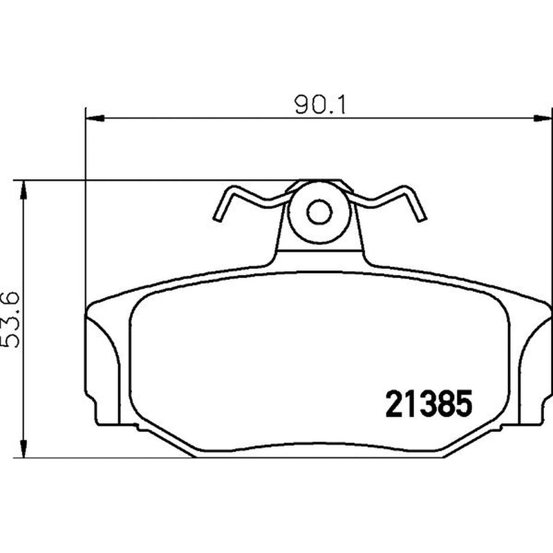 DON Rear Brake Pad Set PCP1467